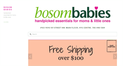 Desktop Screenshot of bosom-babies.com